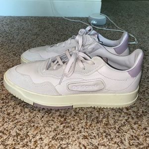 Cute light purple adidas shoes women size 8.5